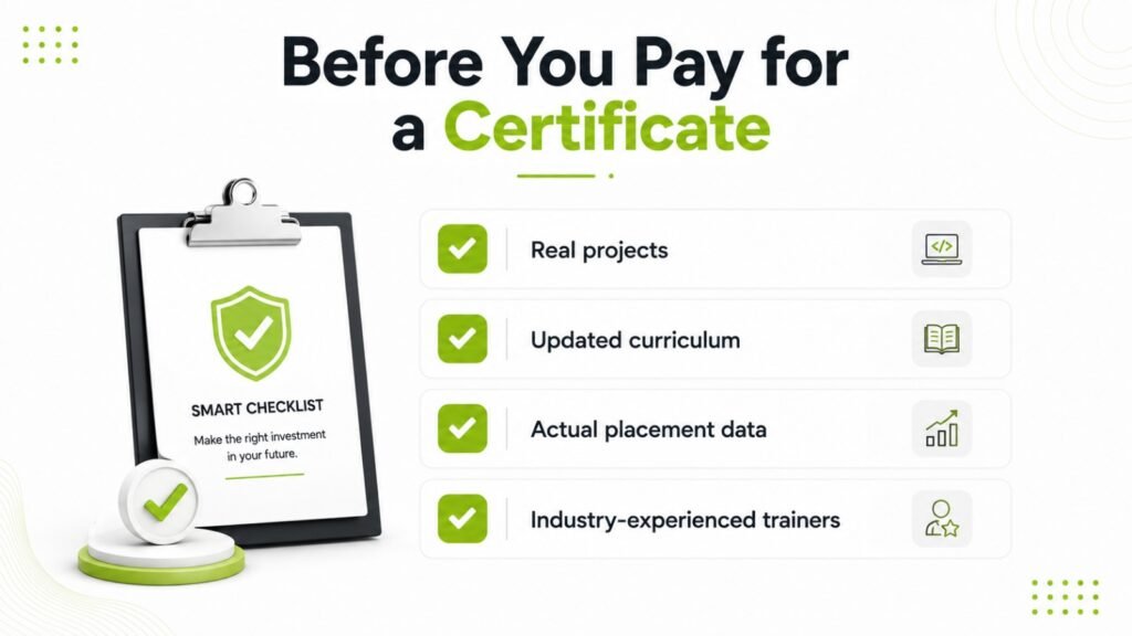 Key factors to check before choosing an IT certificate course